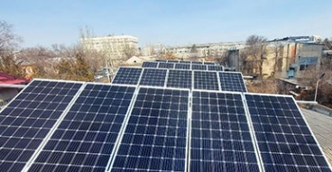 Проект: солнечная гибридная станция 10 кВт в центре Бишкека. 